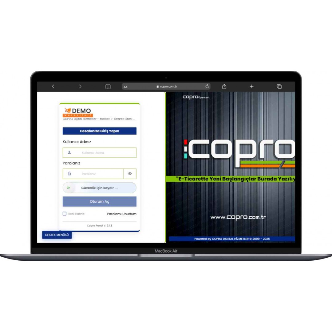  Market E-Ticaret Sitesi V2