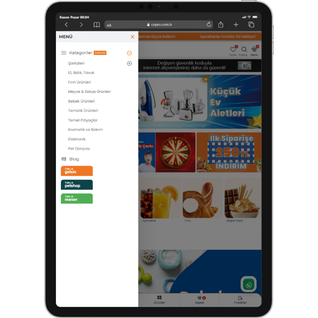  Market E-Ticaret Sitesi V2