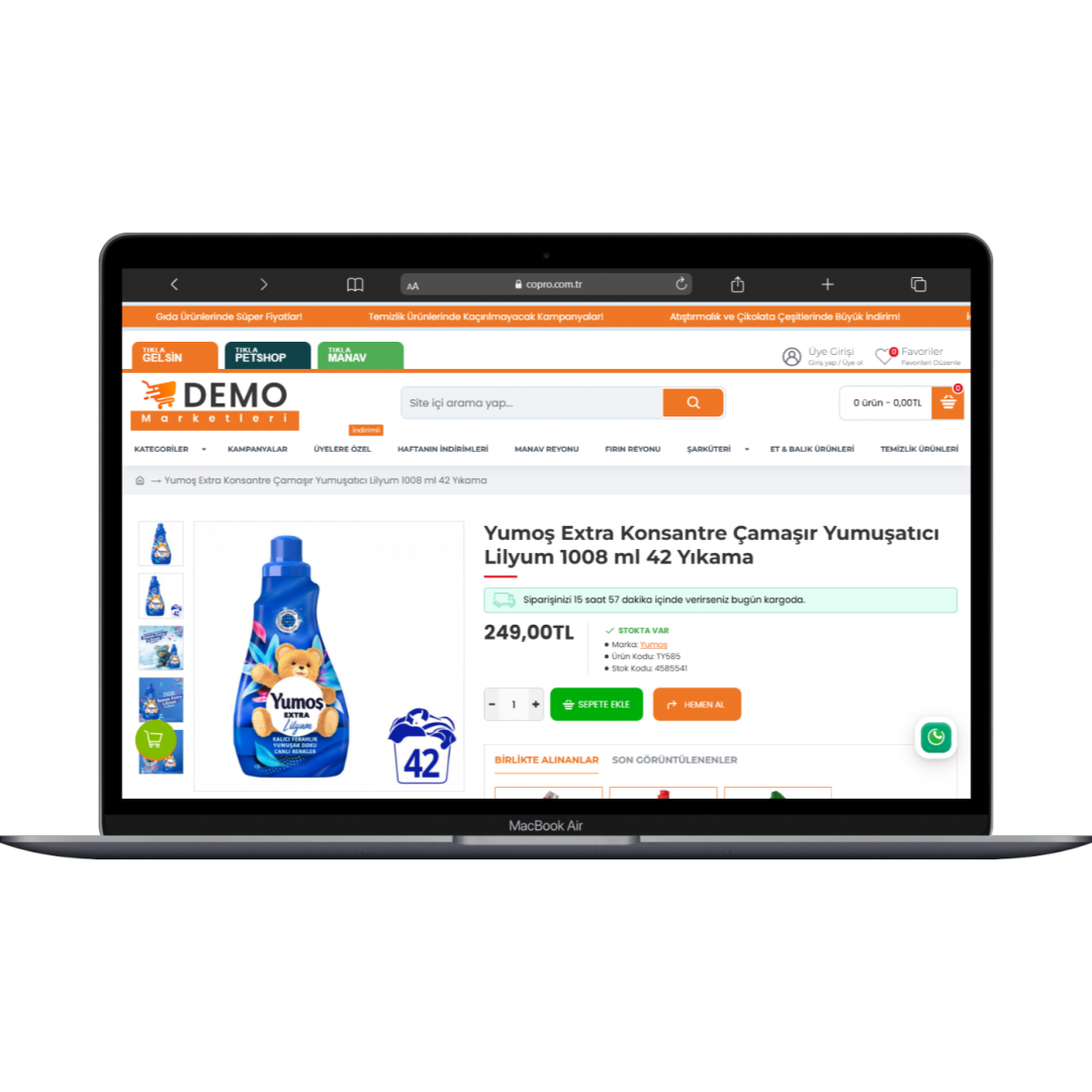  Market E-Ticaret Sitesi V2