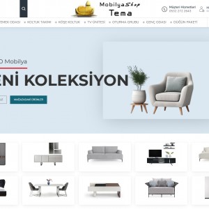 Mobilya Satışı E-Ticaret Web Sitesi