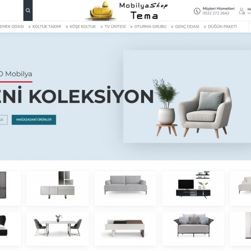 Mobilya Satışı E-Ticaret Web Sitesi Mobilya Satışı E-Ticaret Web Sitesi