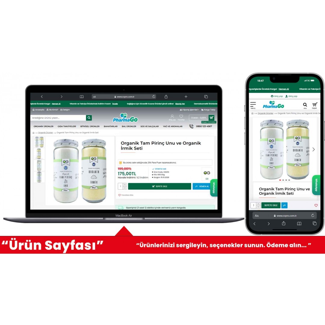 Organik Ürünler E-Ticaret Sitesi Organik Ürünler E-Ticaret Sitesi