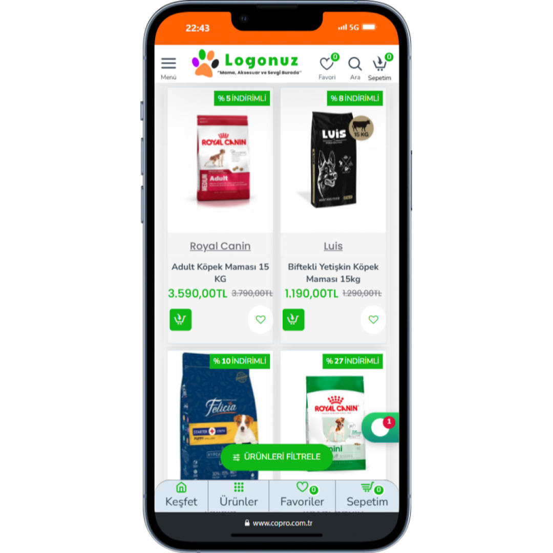 PetShop E-Ticaret Web Sitesi