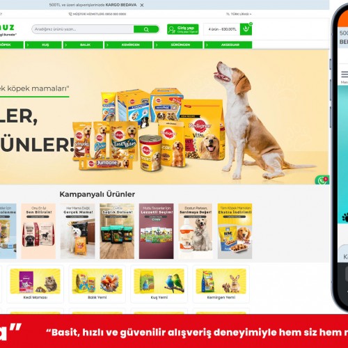 PetShop E-Ticaret Web Sitesi PetShop E-Ticaret Web Sitesi