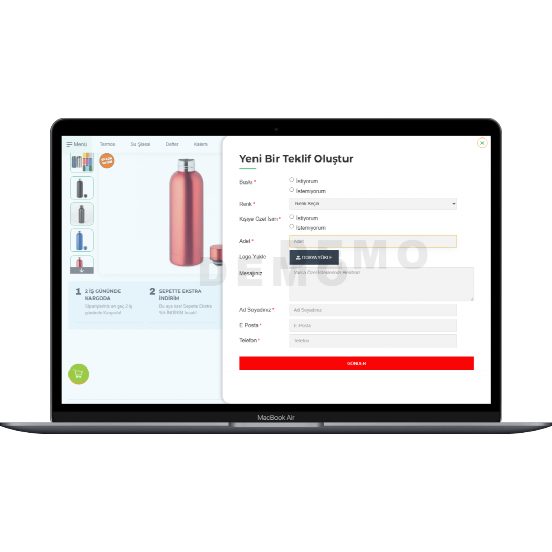 Promosyon Ürünler E-Ticaret Sitesi