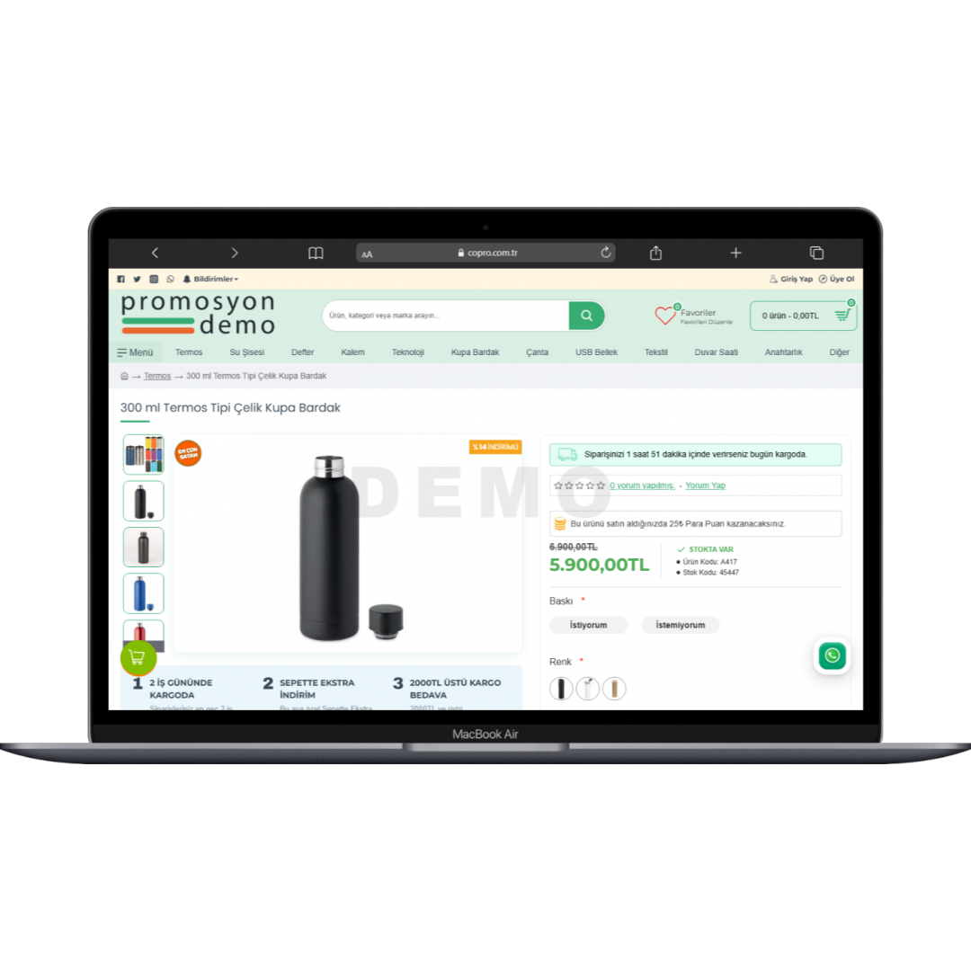 Promosyon Ürünler E-Ticaret Sitesi