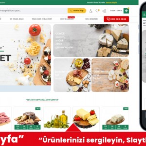 Şarküteri ve Yöresel Ürünler Web Sitesi Şarküteri ve Yöresel Ürünler Web Sitesi
