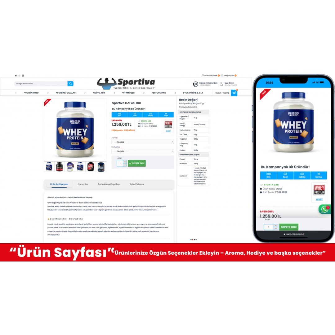 Spor Ürünleri E-Ticaret Web Sitesi