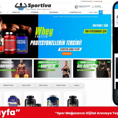 Spor Ürünleri E-Ticaret Web Sitesi