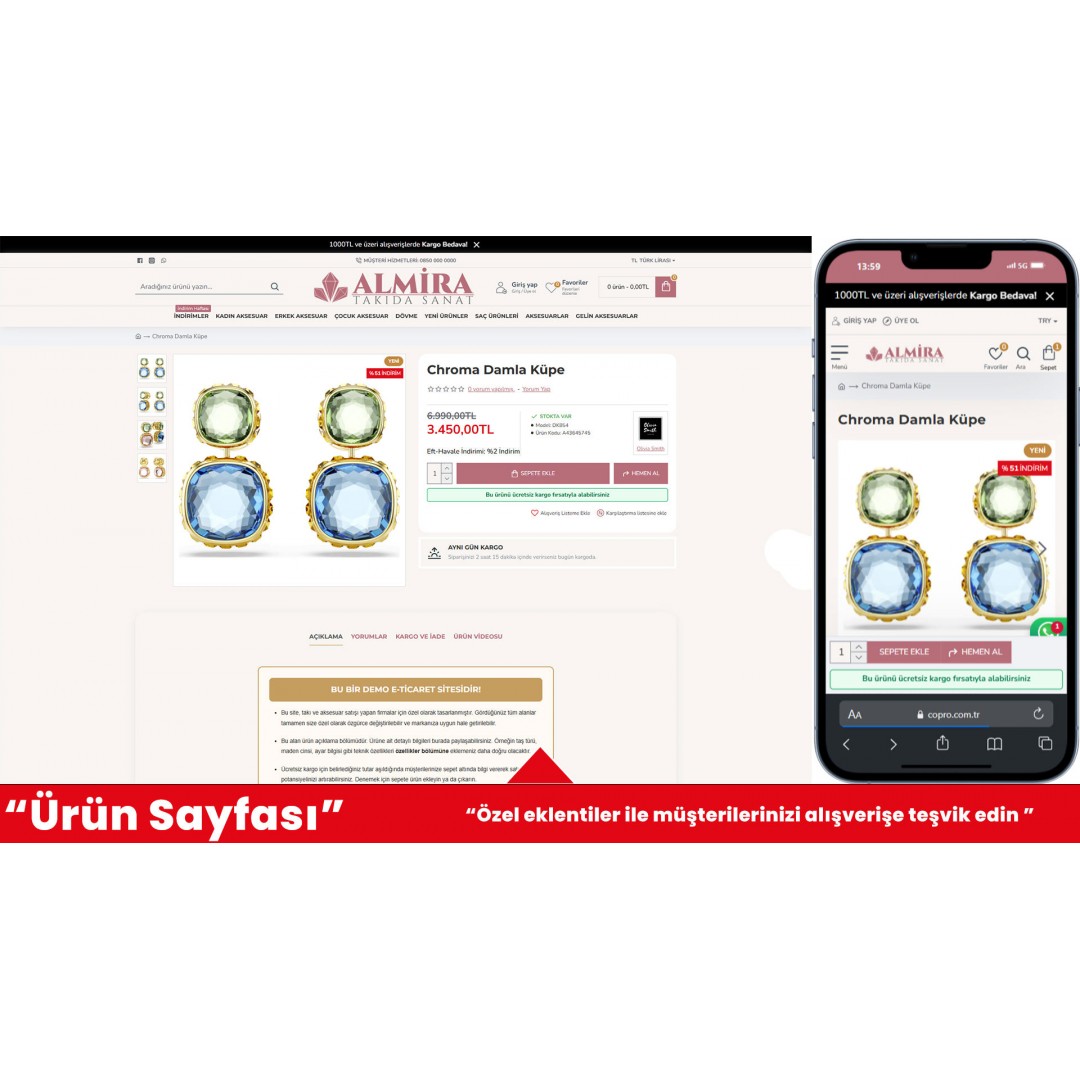 Takı ve Aksesuar E-Ticaret Sitesi Takı ve Aksesuar E-Ticaret Sitesi