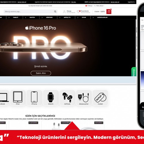 Teknoloji Ürünleri E-Ticaret Sitesi