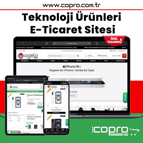 Teknoloji Ürünleri E-Ticaret Sitesi