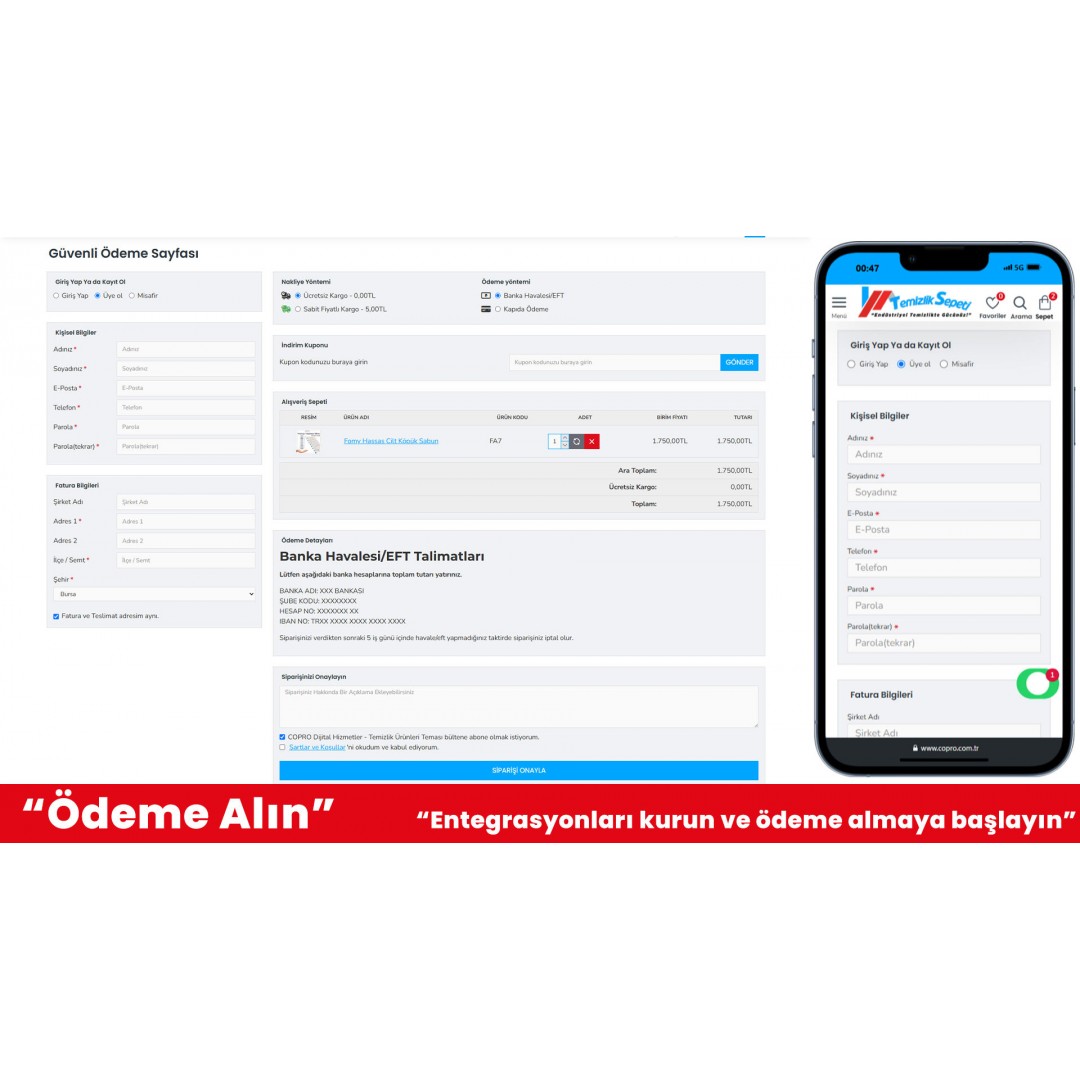 Temizlik Ürünleri E-Ticaret Web Sitesi Temizlik Ürünleri E-Ticaret Web Sitesi