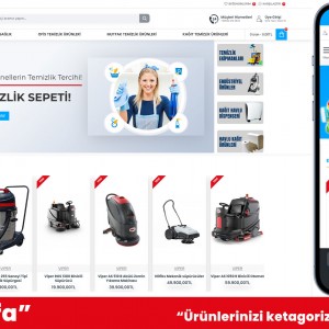 Temizlik Ürünleri E-Ticaret Web Sitesi