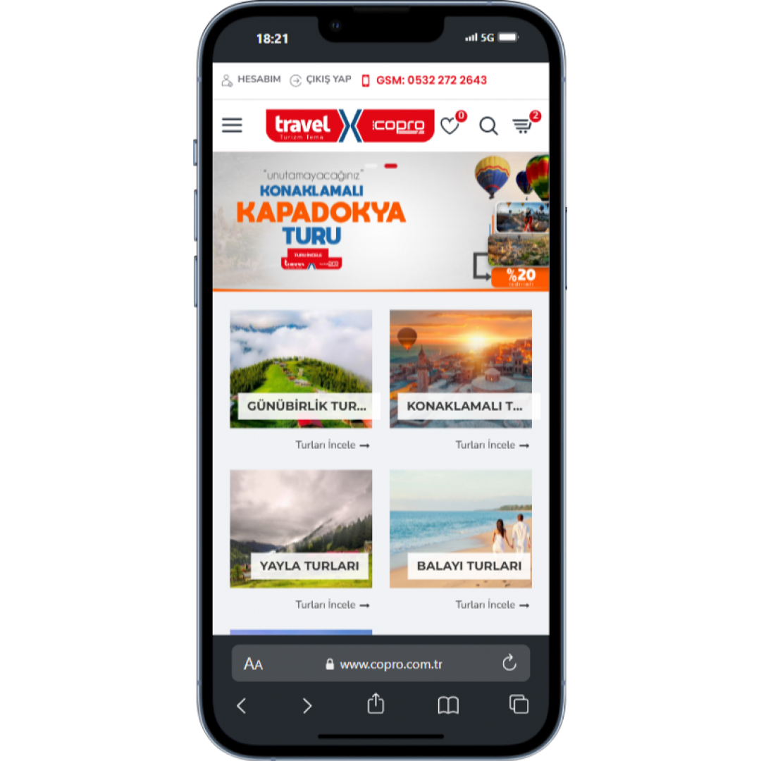 Turizm Acente E-Ticaret Web Sitesi Turizm Acente E-Ticaret Web Sitesi
