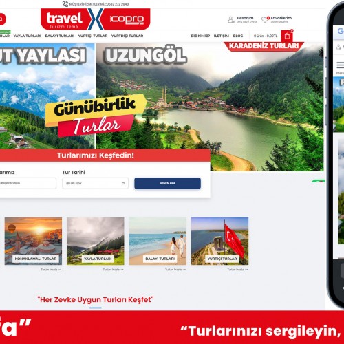 Turizm Acente E-Ticaret Web Sitesi Turizm Acente E-Ticaret Web Sitesi
