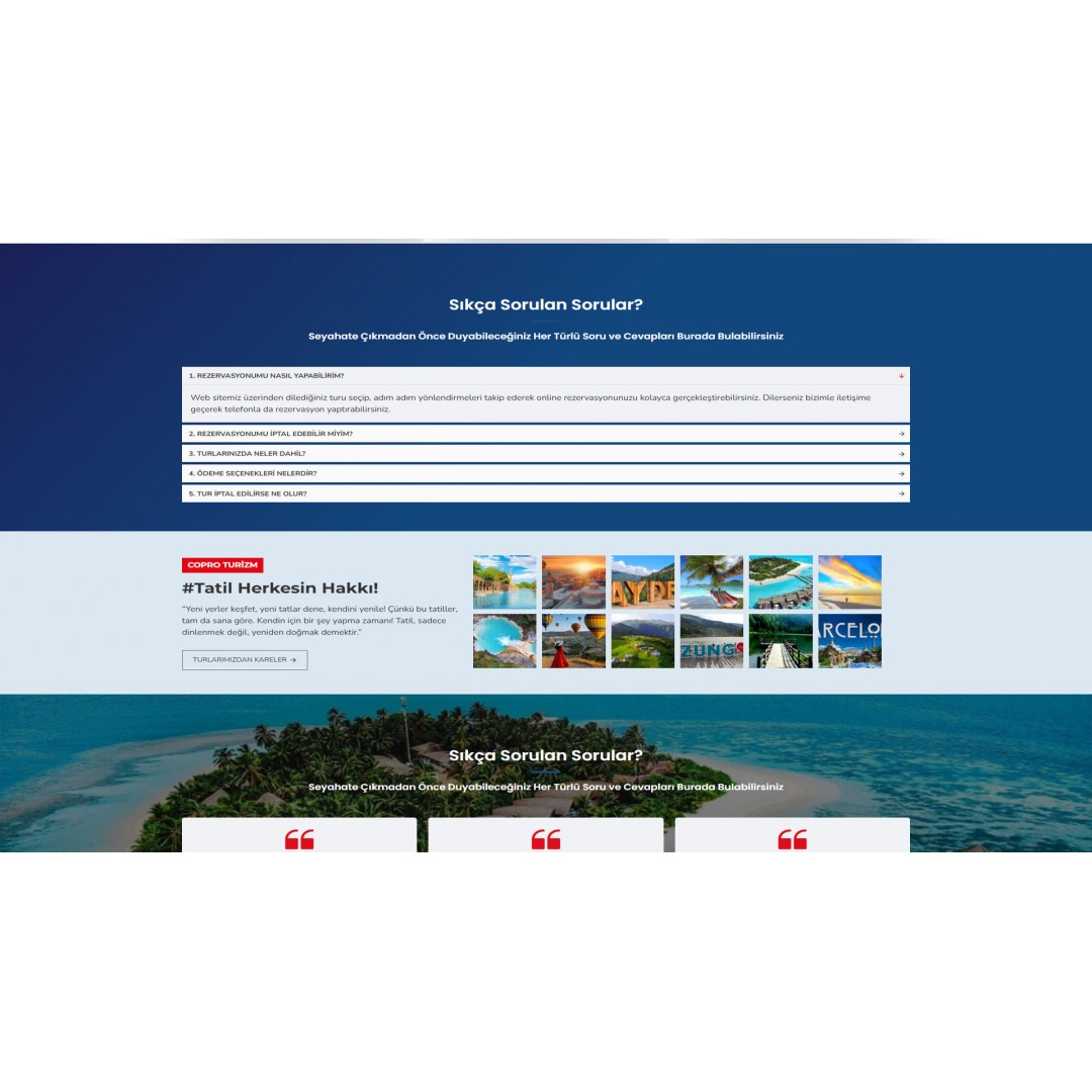 Turizm Acente E-Ticaret Web Sitesi Turizm Acente E-Ticaret Web Sitesi