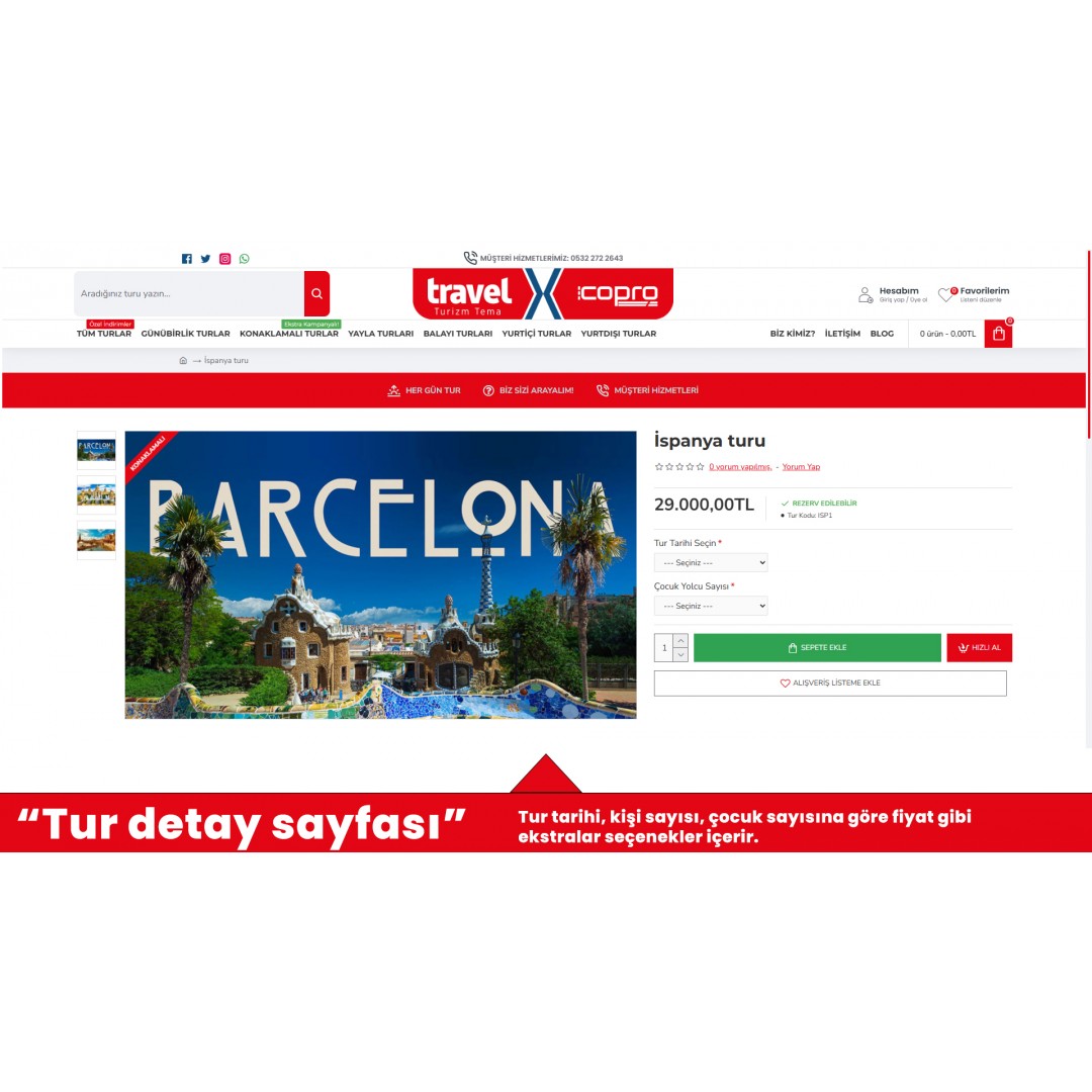 Turizm Acente E-Ticaret Web Sitesi Turizm Acente E-Ticaret Web Sitesi